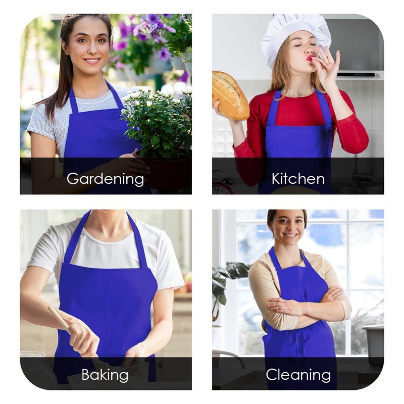Avalon Kitchen royal blue aprons for women chef apron blue mens chef apron for men grilling aprons for men - Image 5